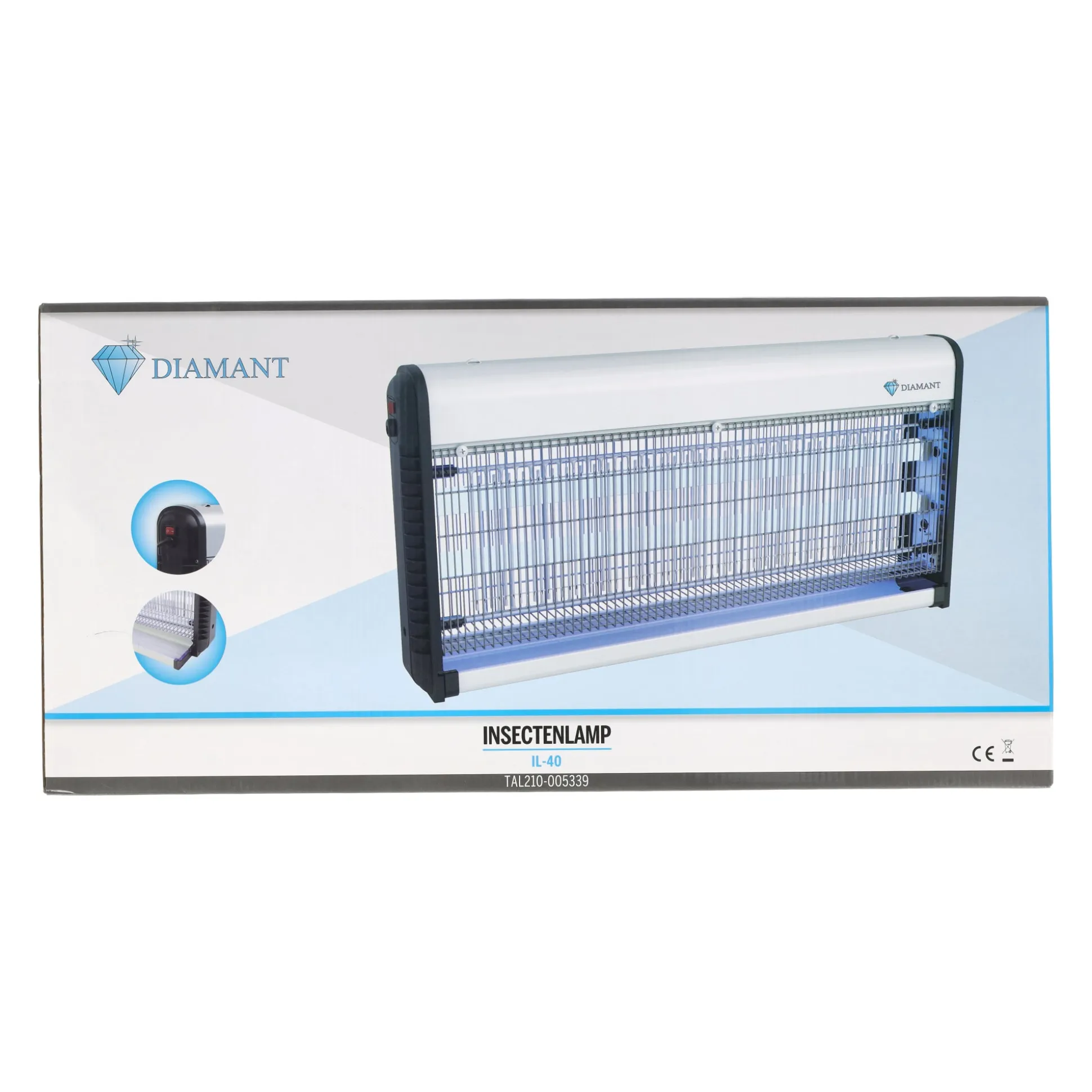 Insectenlamp IL-40 2x20W Diamant