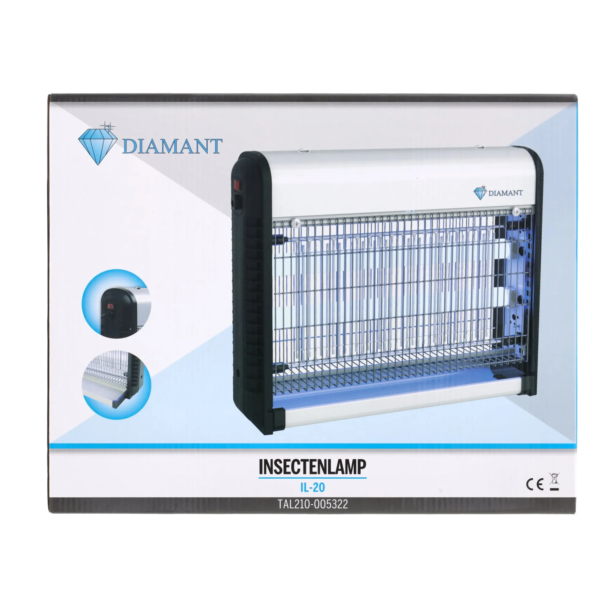 Insectenlamp IL-20 2x10W Diamant