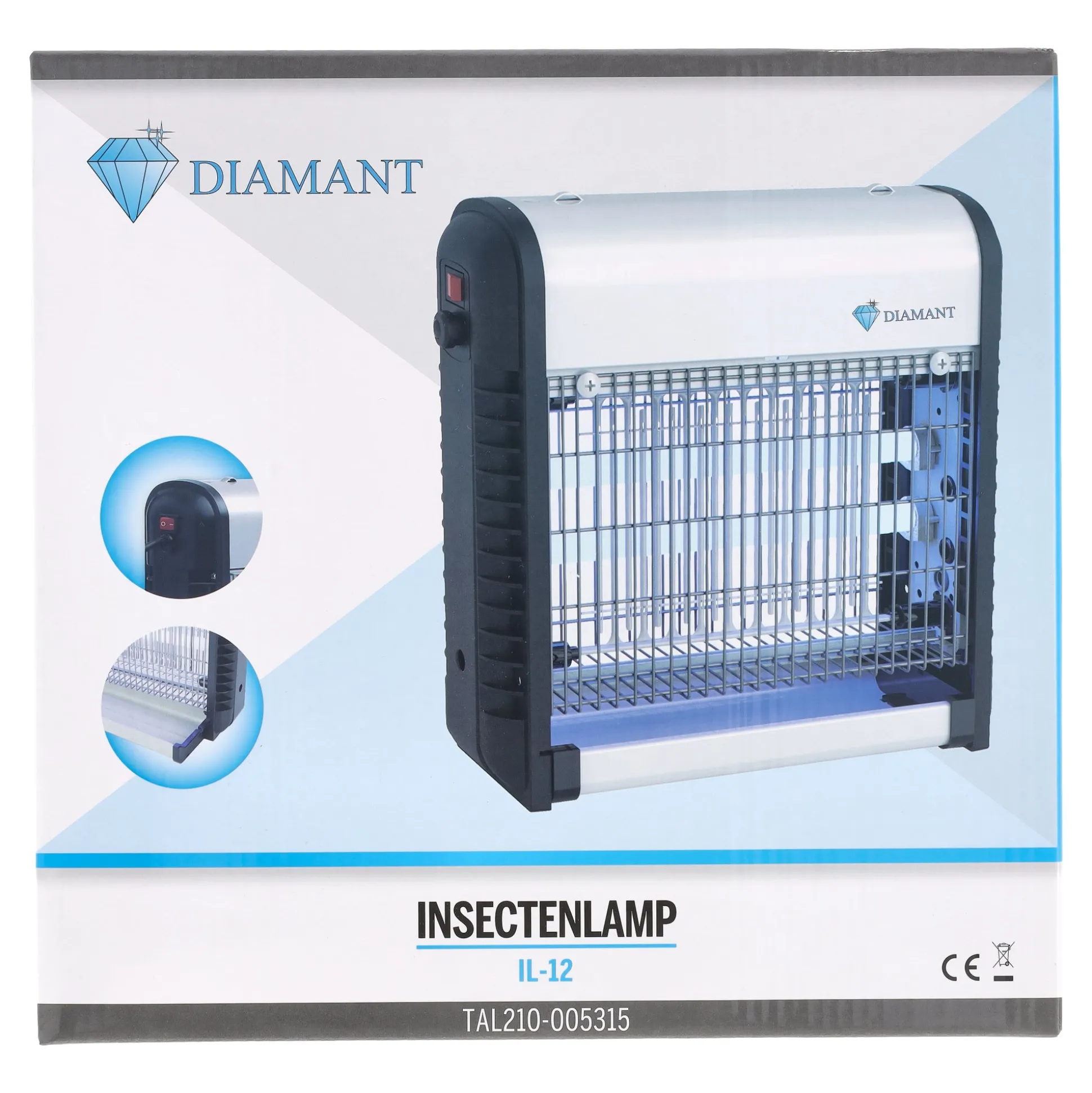 Insectenlamp IL-12 2x6W Diamant