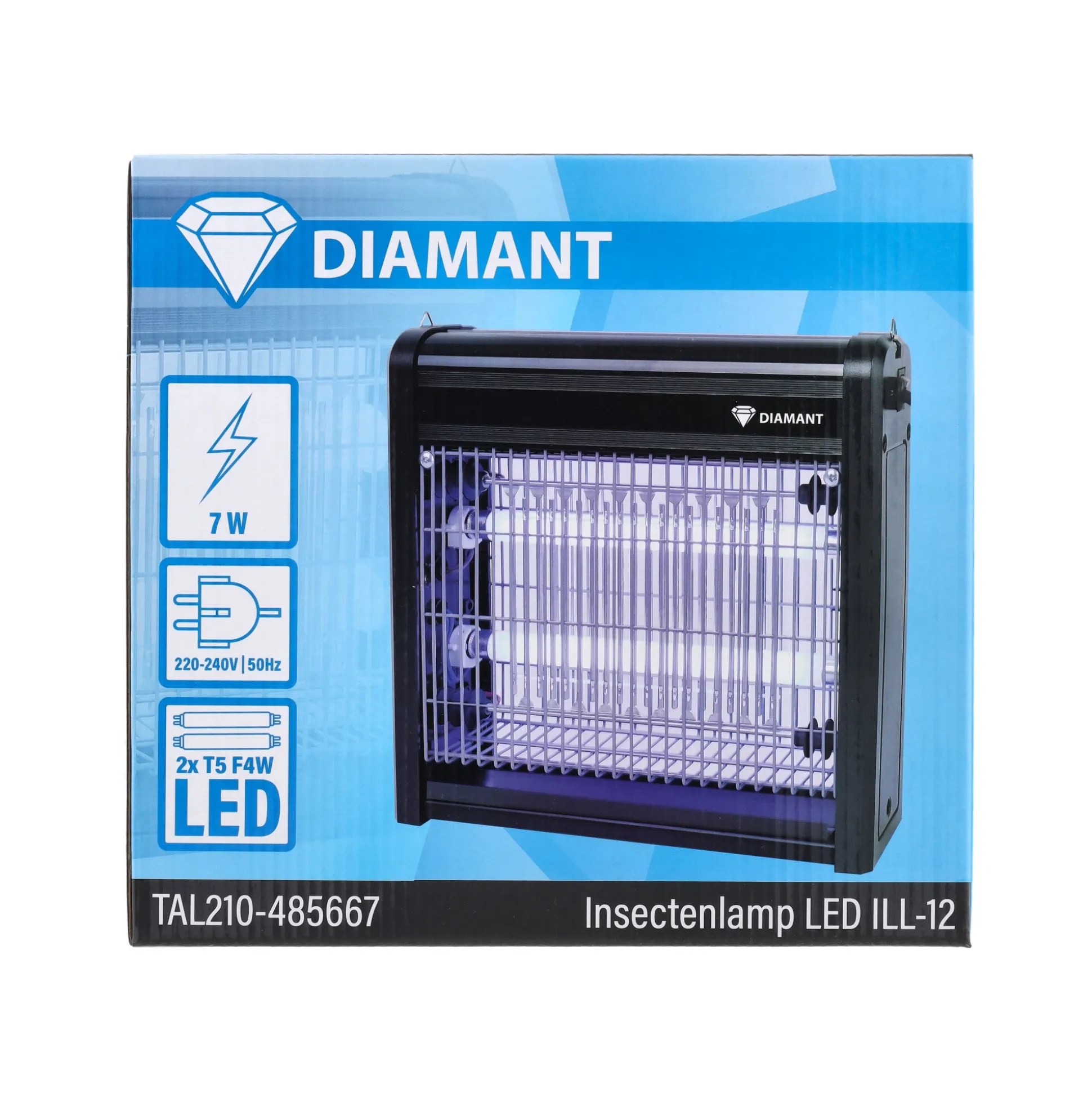 Insectenlamp LED ILL-12 Diamant