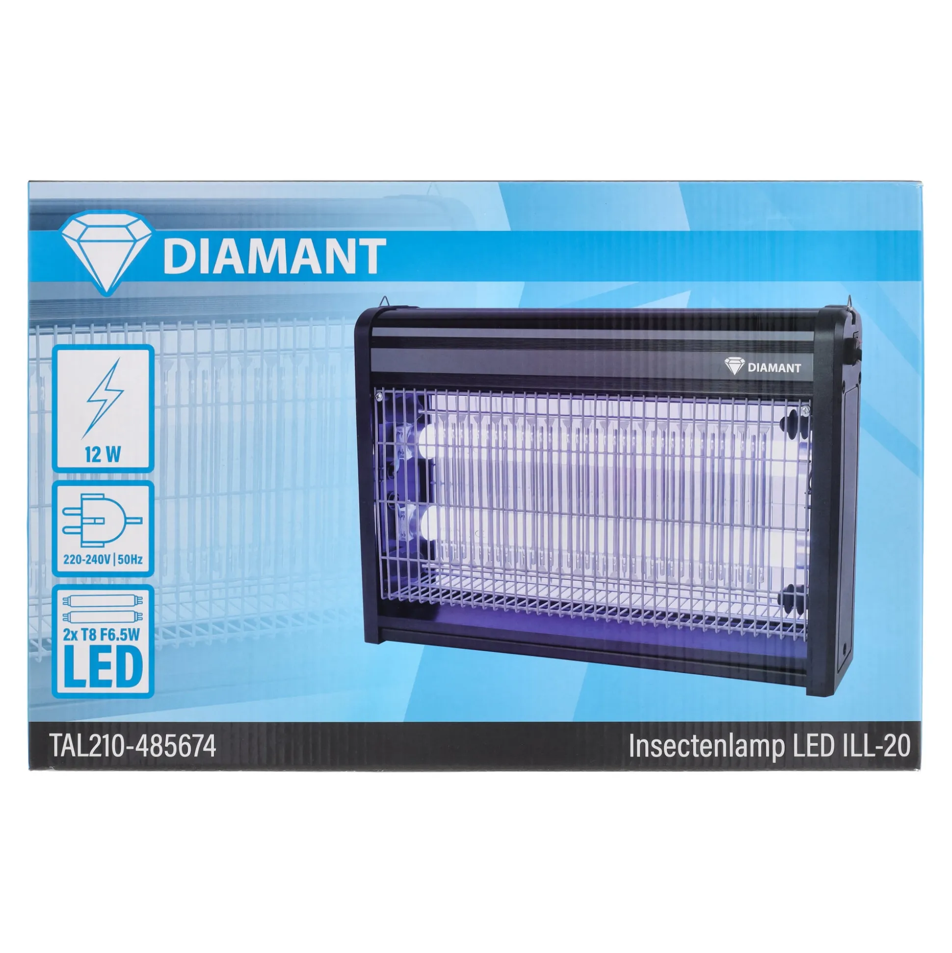 Insectenlamp LED ILL-20 Diamant