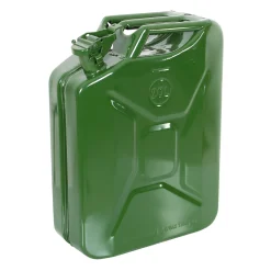 Jerrycan 20L groen metaal