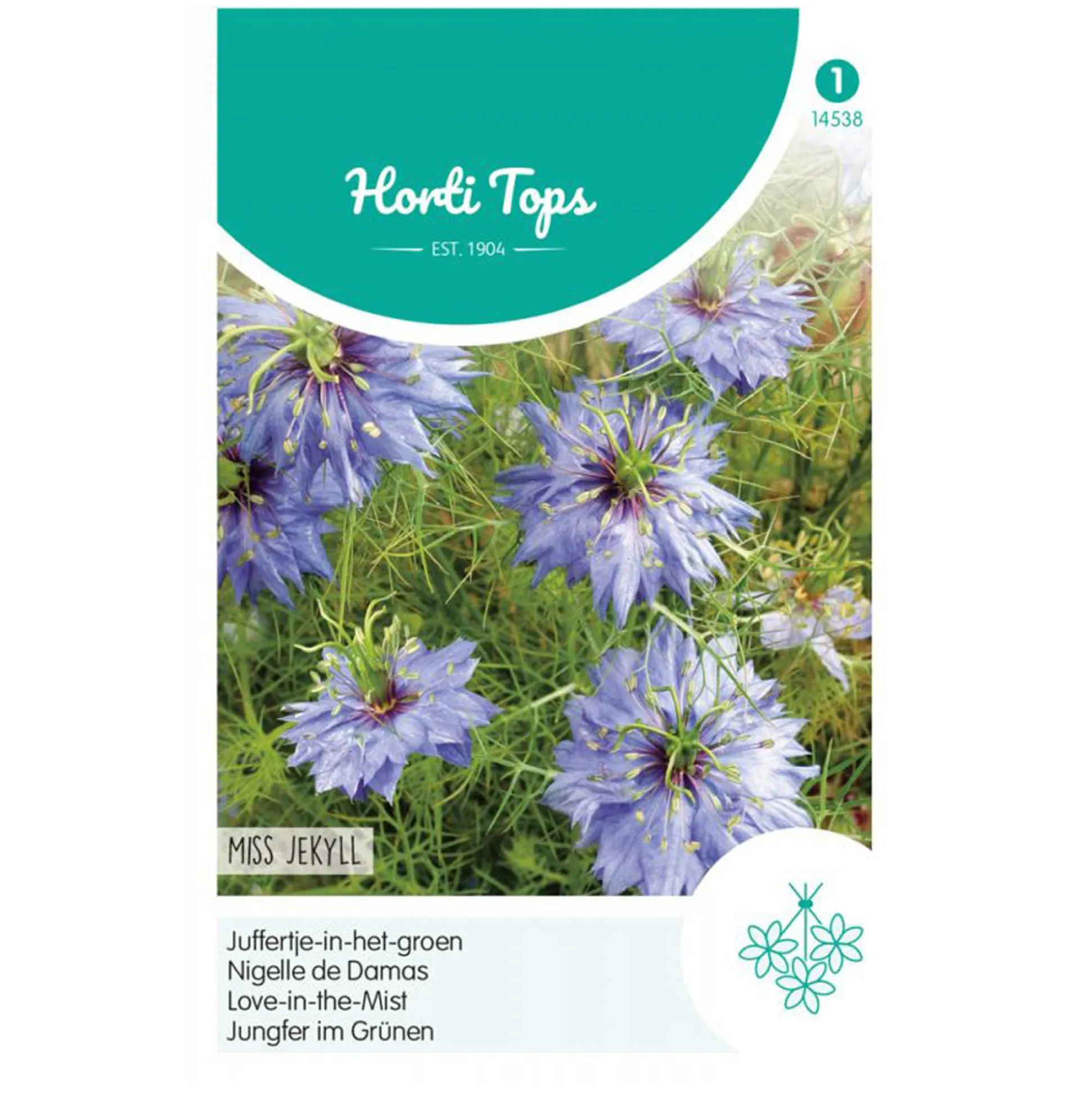 Juffertje-in-het-groen Miss Jekyll blauw