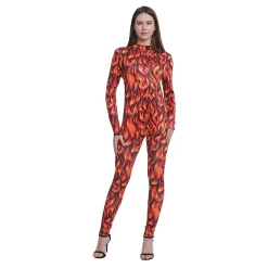 Jumpsuit vlammen S