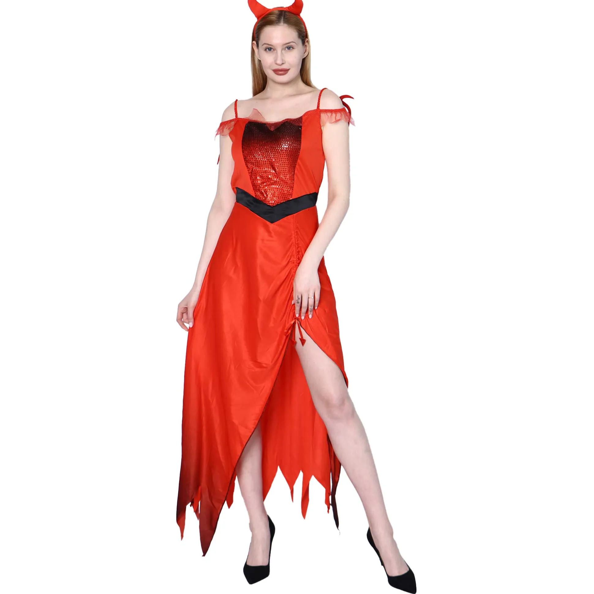 Jurk duivel rood S
