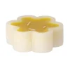 Kaars bloem geel 12 x 4 cm