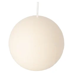 Kaars bol 80mm ivoor O'Malley