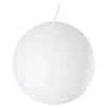 Kaars bol 80mm wit O'Malley