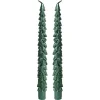 Kaars diner boom 25 cm groen 2st.
