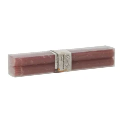 Kaars diner rustiek oud roze 4st