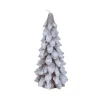 Kaars kerstboom licht bruin 16,5 cm