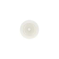 Kaars rib melt LED 7 x 15 cm wit