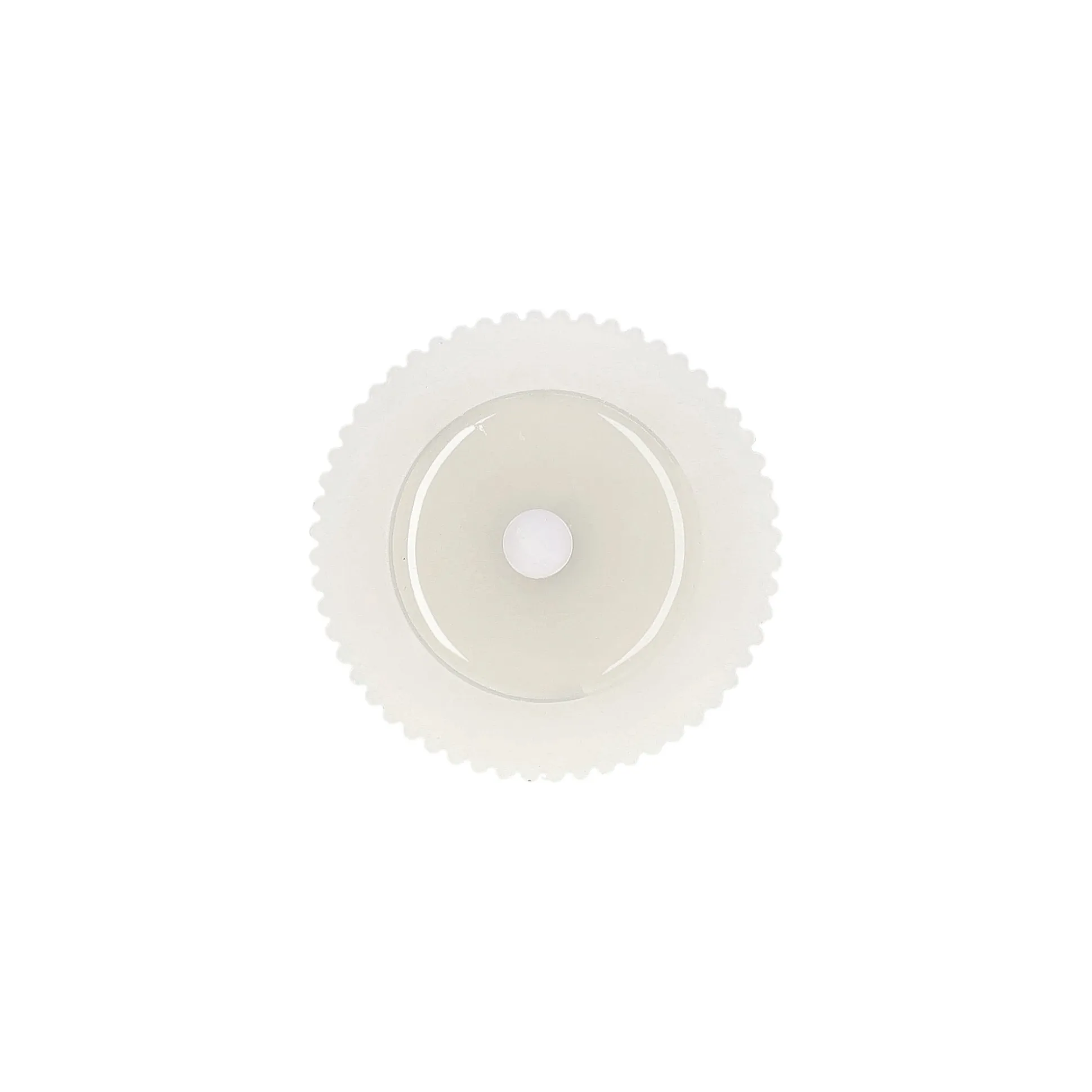 Kaars rib melt LED 7 x 10 cm wit
