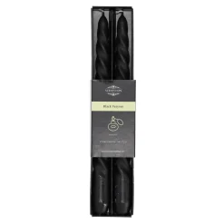 Kaars twist Black vetiver 2 stuks