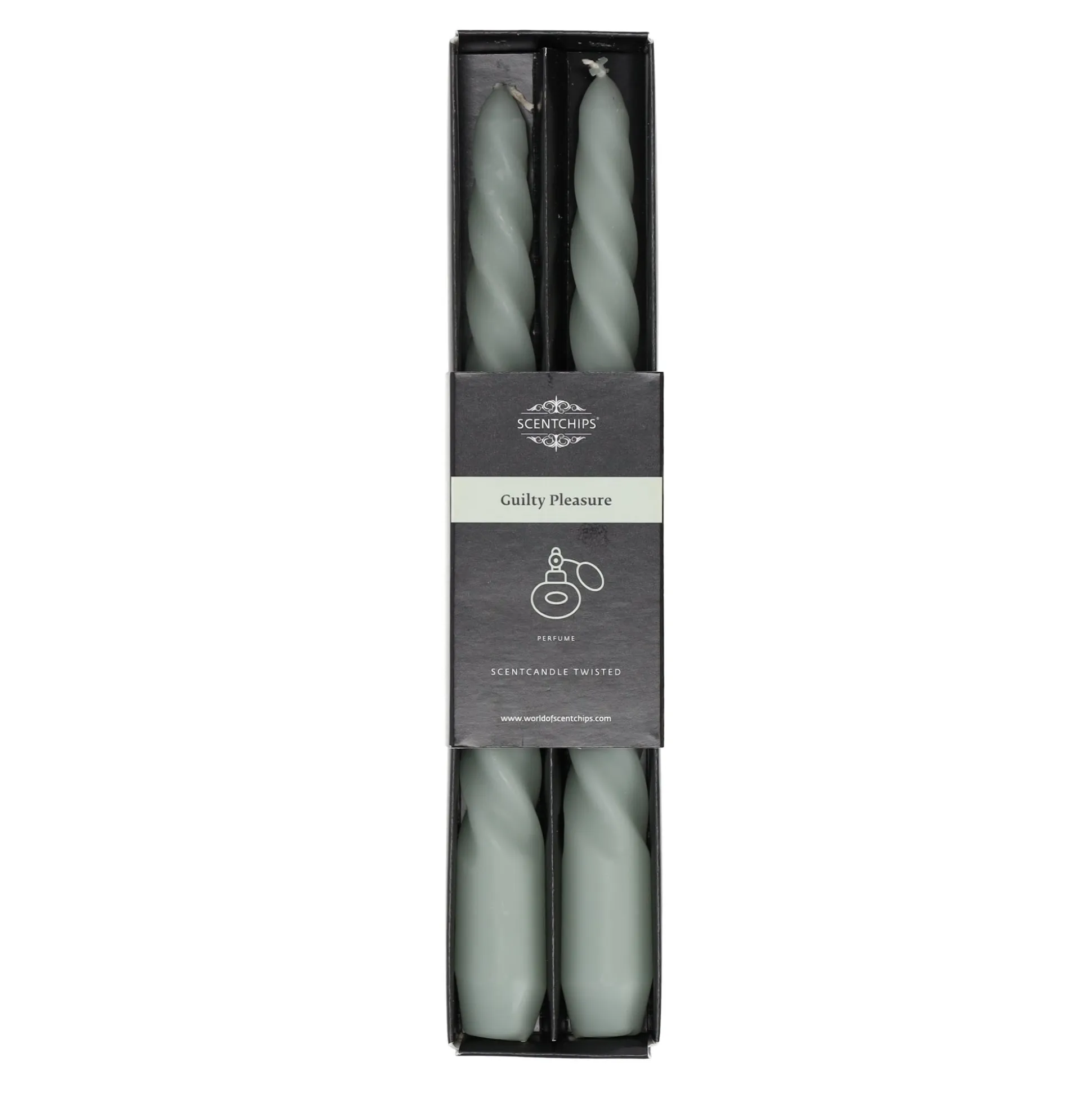 Kaars twist Guilty Pleasure 2 stuks