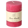 Kaars 70x100mm fuchsia O'malley