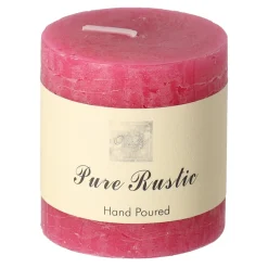 Kaars 70x75mm fuchsia O'malley