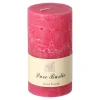 Kaars 70x130mm fuchsia O'malley