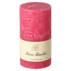 Kaars 70x130mm fuchsia O'malley