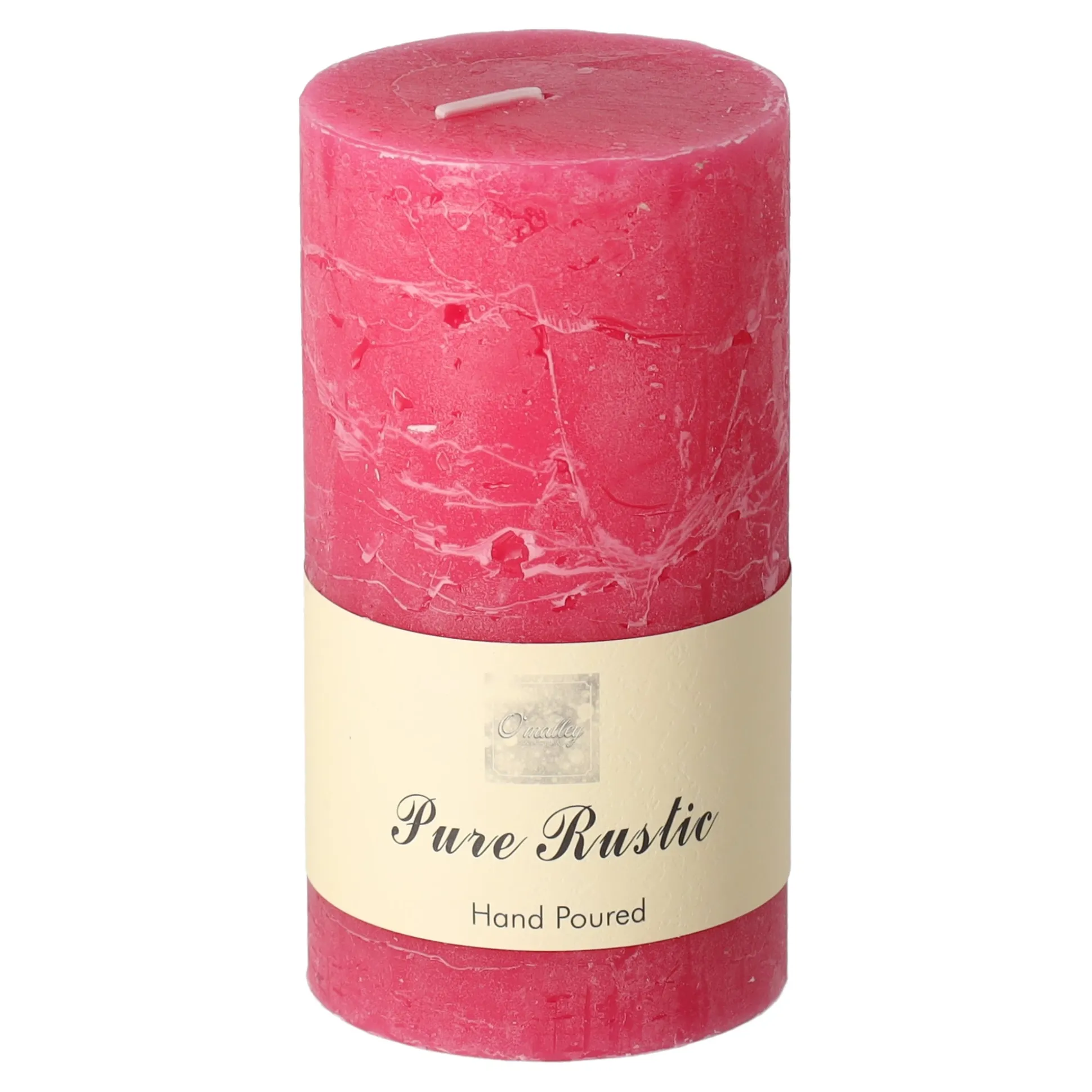 Kaars 70x130mm fuchsia O'malley