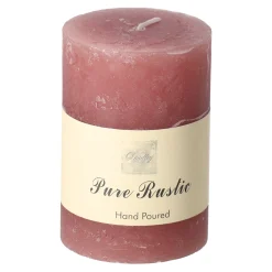 Kaars 70x75mm oud roze O'Malley