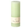 Kaars 70x180mm pastel groen O'malley