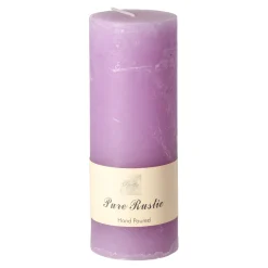 Kaars 70x180mm pastel paars O'malley