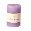 Kaars 70x100mm pastel paars O'malley