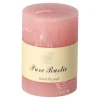 Kaars 70x100mm pastel roze O'malley
