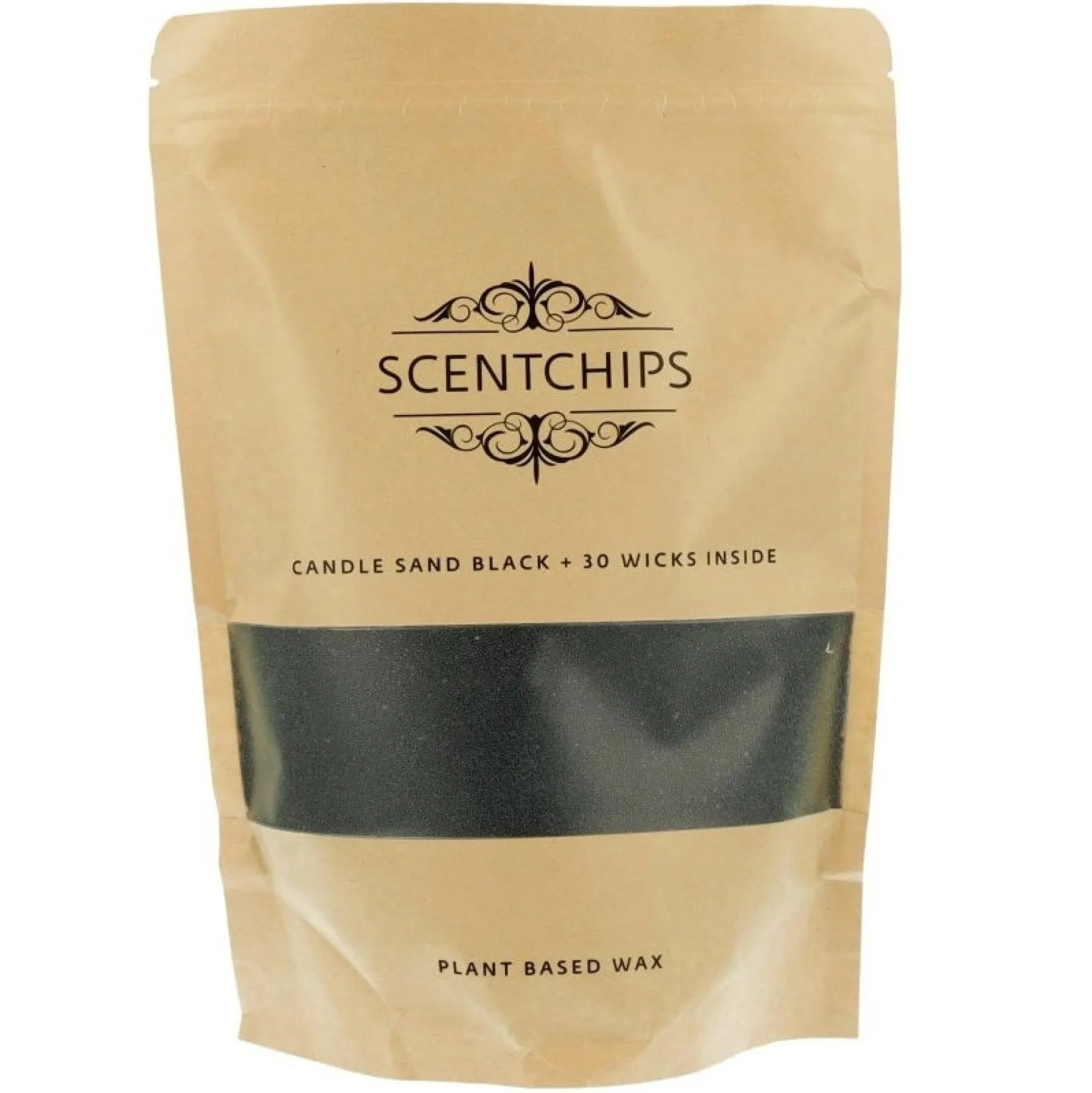 Kaarsenzand zwart 500 gram Scentchips