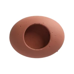 Kaarshouder cement 9 x 7 x 3 cm (assorti)