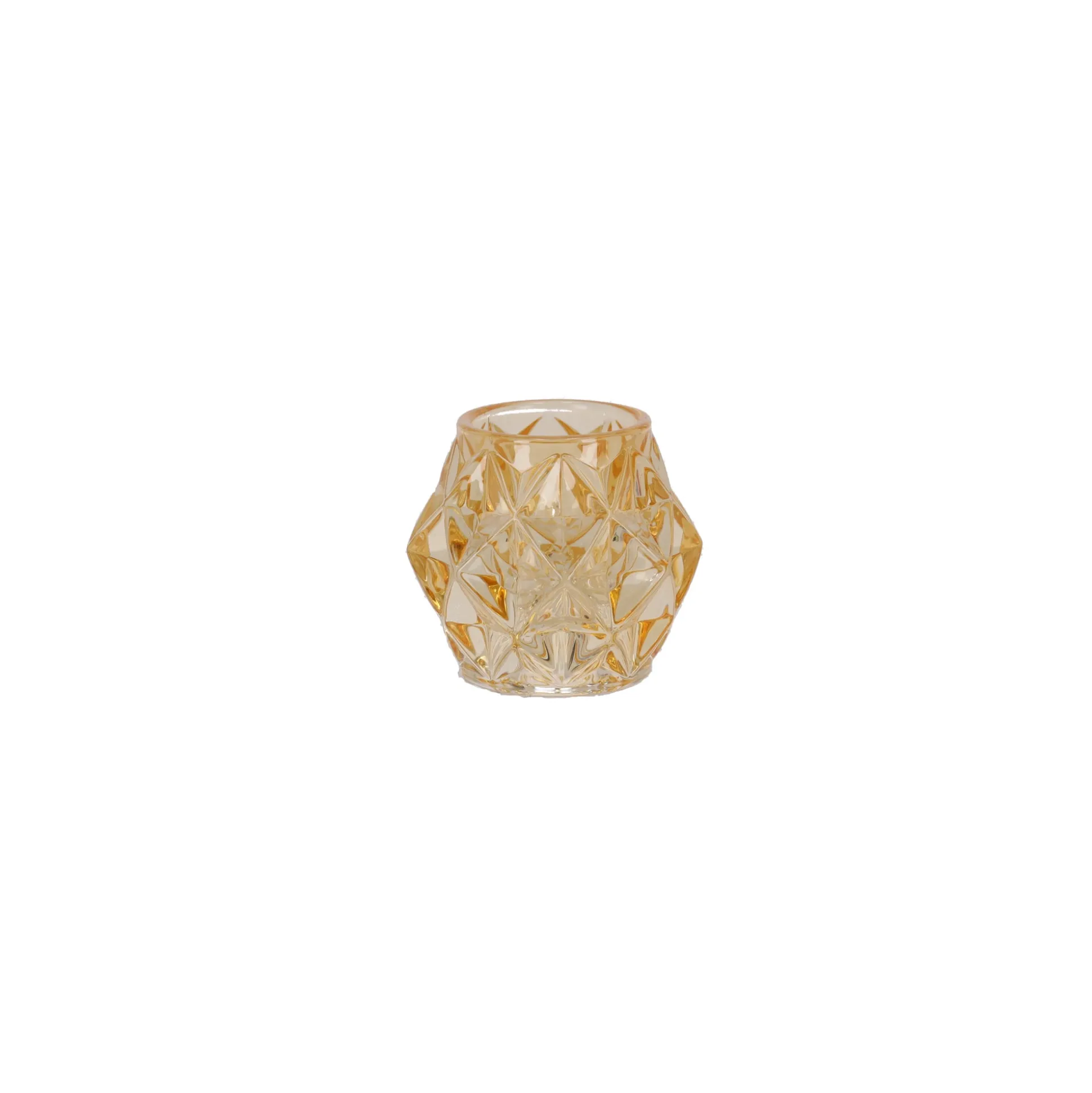 Kaarshouder glas 7 cm