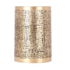 Kaarshouder Langonnet goud zwart 10 x 13 cm