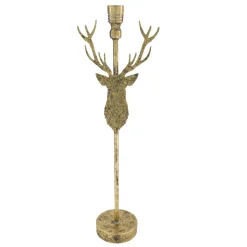 Kaarshouder rendier goud 51cm