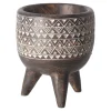 Kaduna bloempot met voet 13 cm