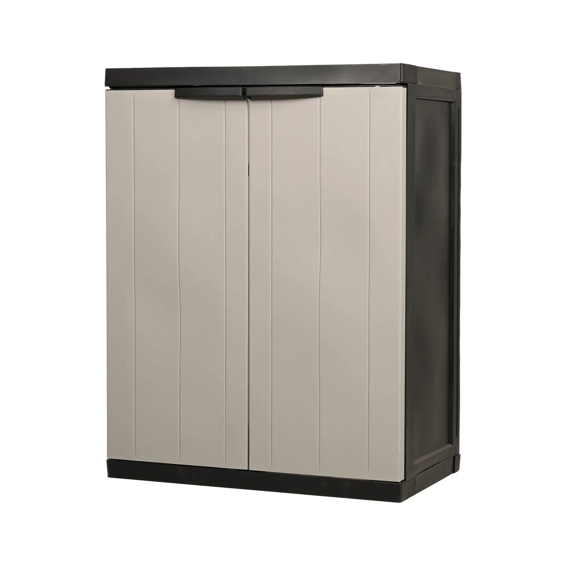 Kast bios midi 165cm zwart/grijs