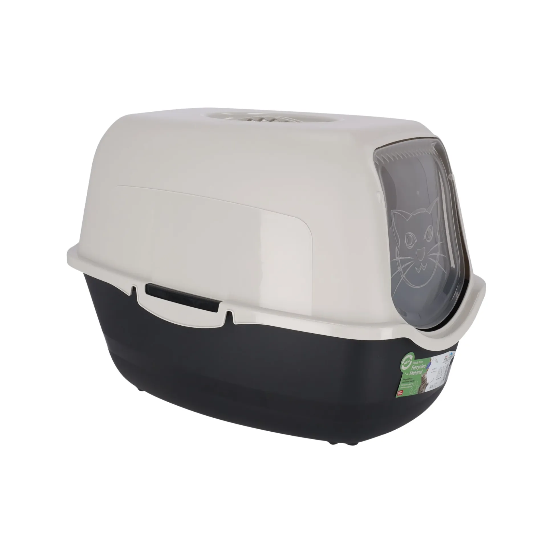 Kattenbak Bailey 56cm zwart/zand