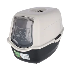 Kattenbak Bailey 56cm zwart/zand