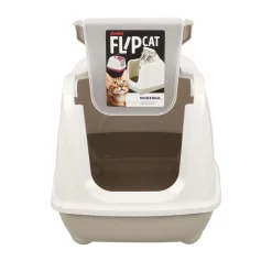 Kattenbak flip classic 57cm grijs