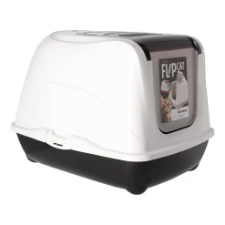 Kattenbak flip classic 57cm zwart