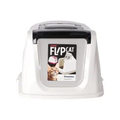 Kattenbak flip classic 57cm zwart