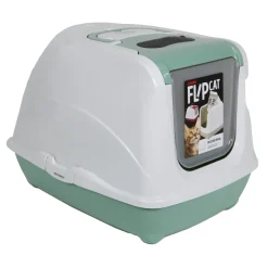 Kattenbak flip classic 57cm muntgroen
