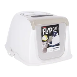 Kattenbak flipcat 50cm grijs