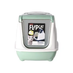 Kattenbak flipcat 50cm muntgroen