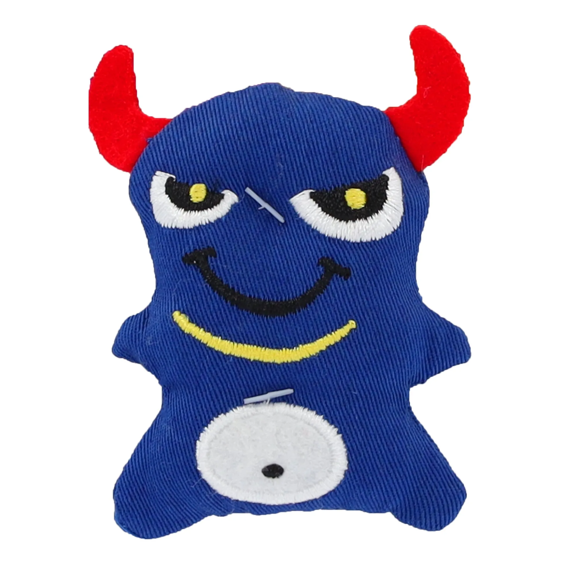 Kattenspeeltje duivel blauw 8cm