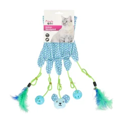 Kattenspeeltje handschoen Marion blauw FP