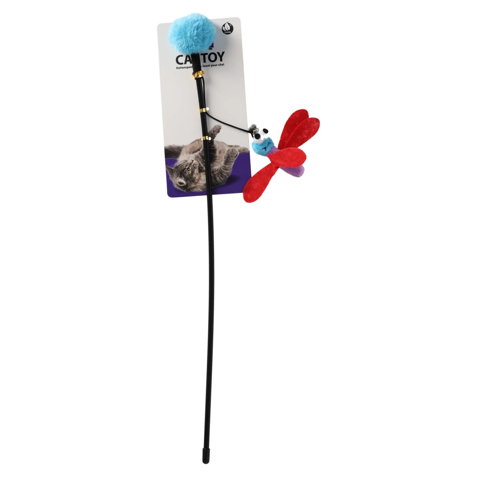 Kattenspeeltje hengel + vlinder