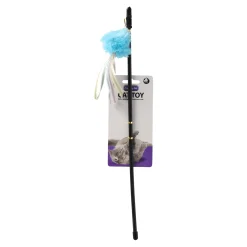 Kattenspeeltje hengel bal pluche assorti