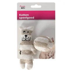 Kattenspeeltje hond + bal bruin Friendly Pet