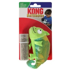 Kattenspeeltje kameleon met catnip Kong